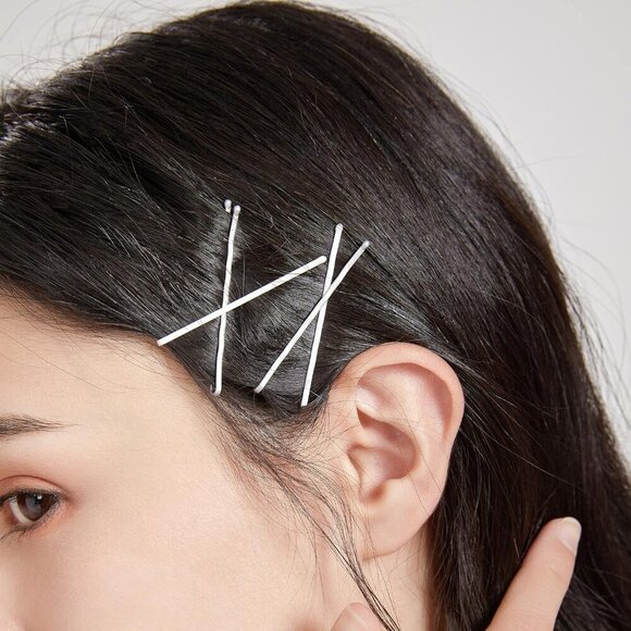 Metal Bobby Pins Silver 5cm Wavy Hairpins Bulk 260PCS Hair Accessories main image 9